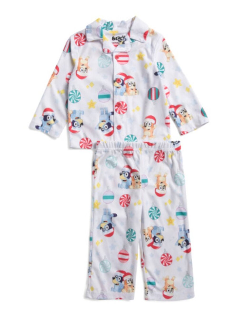 NWT BLUEY Toddler Boys Bluey Coat Holiday Sleep Set